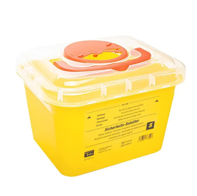 Boîte de sécurité pour seringues 5 L