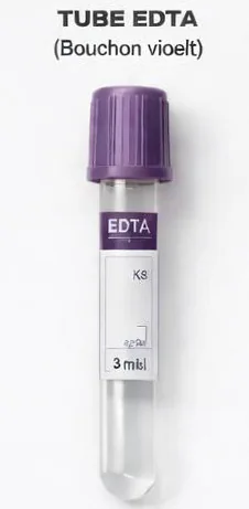 Tube EDTA (lavande)